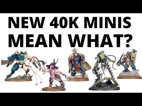 The New Warhammer 40K Miniature Wave - What Do These Characters Mean for their Armies?