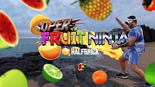 Fruit Ninja IRL on the Beach!