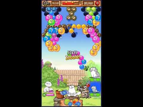 Simon's Cat Pop Time Level 96 - NO BOOSTERS 😺 | SKILLGAMING ✔️