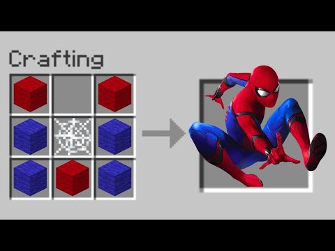 FIZEMOS A ROUPA DO HOMEM-ARANHA  E GANHAMOS PODERES NO MINECRAFT | MineSpiderOficial |