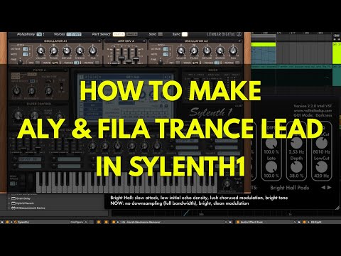 How To Make an Aly & Fila Trance Lead - Sylenth1 Tutorial