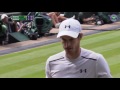 Murray wins point after returning 147mph serve from Raonic