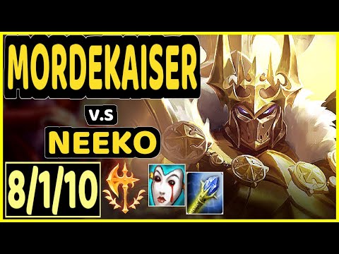 RIKARA (MORDEKAISER) vs NEEKO - 8/1/10 KDA TOP CHALLENGER GAMEPLAY - NA