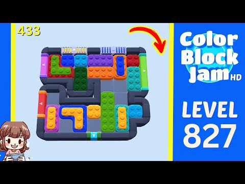 Color Block Jam Level 433 (827) Solution Walkthrough