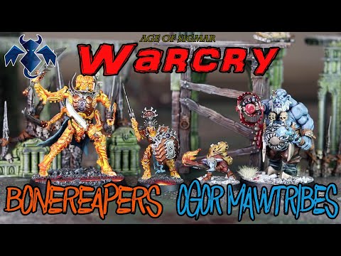 Age of Sigmar: Warcry- Ossiarch Bonereapers vs. Ogor Mawtribes