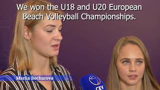 Maria Voronina and Mariia Bocharova reflect on their successful season video