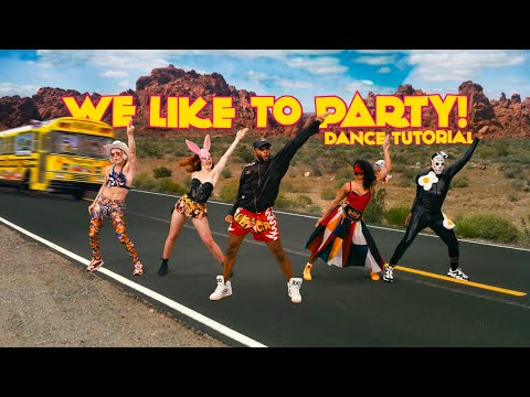Vengaboys Dance Tutorial - We Like To Party! (The Vengabus is coming)