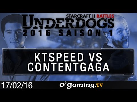 KTSpeeD vs Contentgaga - TvT - Underdogs 2016 S1 - Qualifier #1