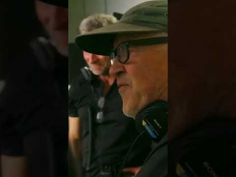 David Lynch trying to stay zen on set