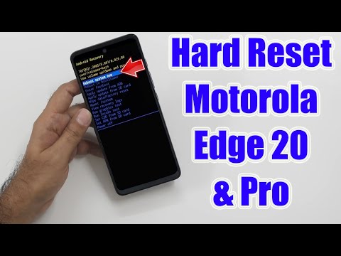 Hard Reset Motorola Edge 20 & Edge 20 pro | Factory Reset Remove Pattern/Password (How to Guide)