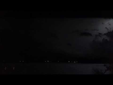 Amazing lighting storm over Lake Winnebago