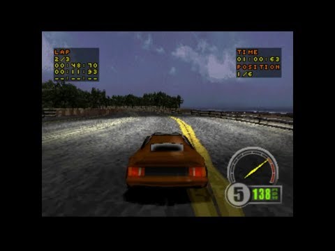 Test Drive 6 (1999) PSX Gameplay - Cape Hatteras BWD Circuit