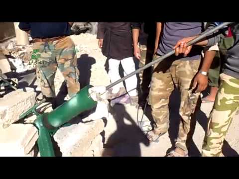 استهداف معاقل النظام المتمركزة على الجبل ببواسطة بقذائف الهاون من قبل جيش القادسية في دير الزور