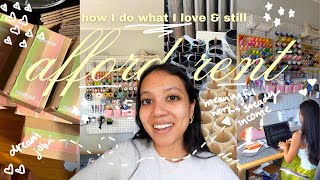 how to do what you LOVE & still 💸afford rent💸 // day in my life working my dream job