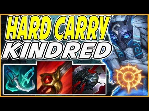 HOW TO HARD CARRYING WITH KINDRED IN SEASON 9! TRY HARD KINDRED JUNGLE VS. OLAF - League Of Legends