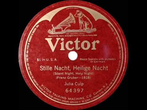 1914 Julia Culp - Silent Night (Stille Nacht, Heilige Nacht)