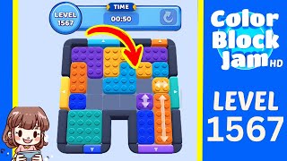 Solusi Level 1567 Color Block Jam