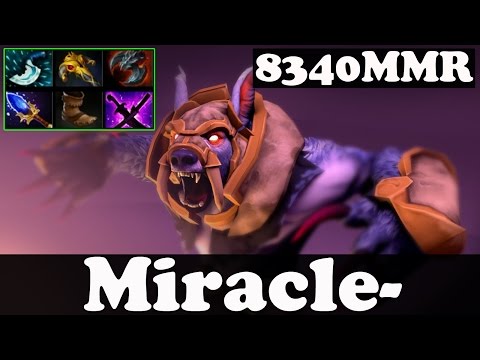 Dota 2 - Miracle- 8340 MMR Plays Ursa vol 7 - Pub Match Gameplay