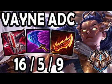 Vayne vs Kaisa [ 66% WIN RATE ] ADC- Korea Challenger Patch 11.14 ✔️