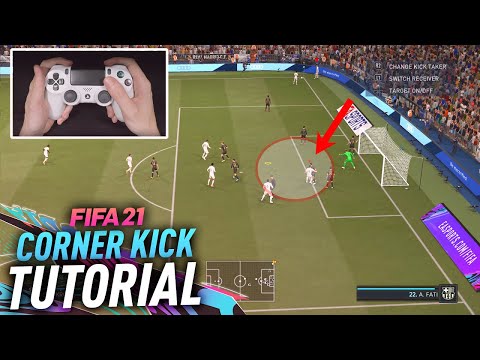 THE MOST EFFECTIVE WAY TO SCORE CORNER KICKS - FIFA 21 CORNER KICK TUTORIAL