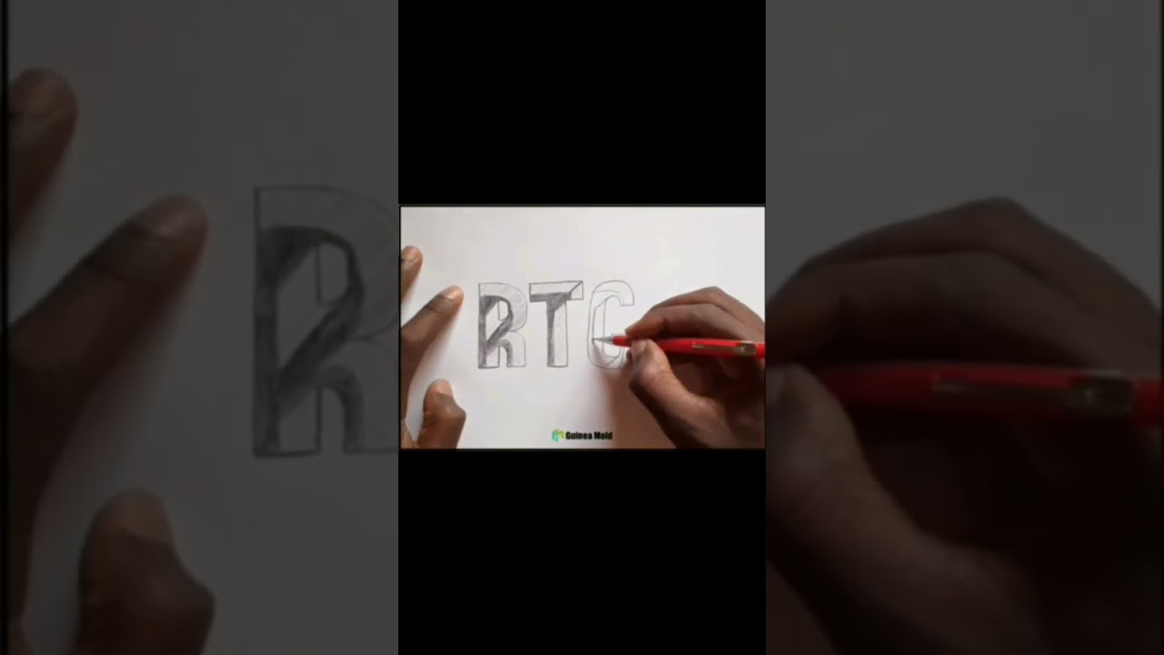 RTG #Guinée #Conakry #3dart #dessin #drawing #easyart #simpleart #art #pencildrawing #handdrawing