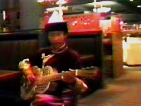 Tuvan Throat Singer Oleg Kuular Singing and Playing Metal Doshpuluur 1990