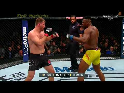 Miocic vs Ngannou 1 [Fight Highlights]