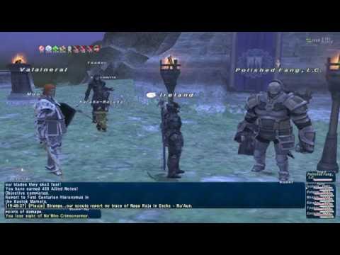 Final Fantasy XI FFXI DRK99WHM49 DRK Dark Knight Ireland Campaign No'Mho Crimsonarmor 29.05.16