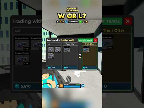🔥W or L Trade? Car Dealership Tycoon @AngelicaManalastass   #cardealershiptycoon #roblox