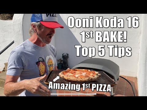 First Bake Tips for the Ooni Koda 16 Outdoor Pizza Oven