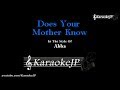 Does Your Mother Know Karaoke Abba
