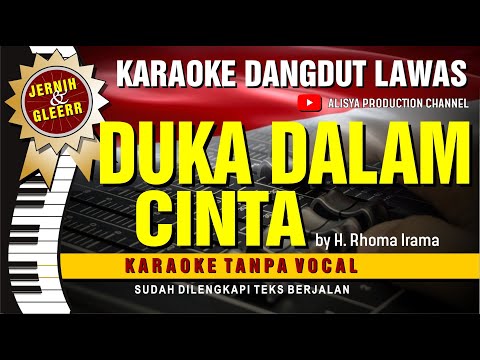 DUKA DALAM CINTA - Rhoma Irama // Karaoke Dangdut original ( Vidio HD  Suara Jernih )
