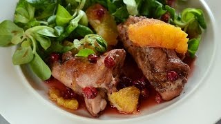 Rabbit with Orange and Red Wine Sauce Recipe