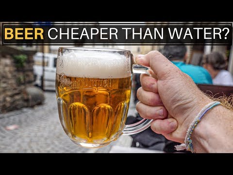 BEER is Cheaper than Water? (PRAGUE, CZECH REPUBLIC)