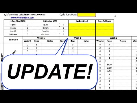 5 3 1 Spreadsheet