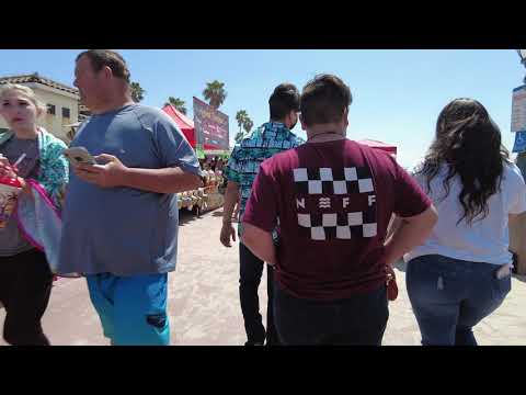 Mission Beach Boardwalk, San Diego, CA [raw video]