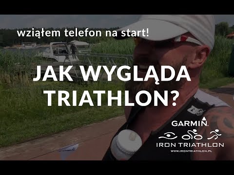 Szaleństwo! Nagrałem telefonem cały start w triathlonie!
