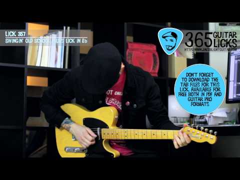 Lick 357/365 - Swingin’ Old School Blues Lick in Eb | 365 Guitar Licks Project