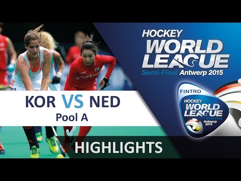 Korea v Netherlands Match Highlights - Antwerp Women's HWL (2015)