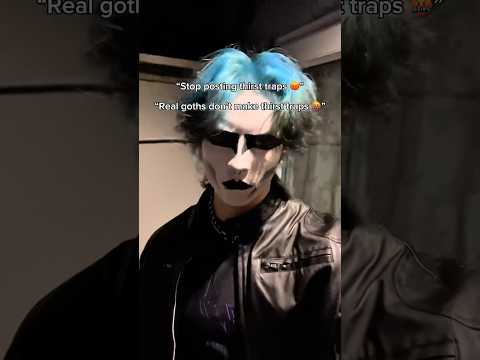 Bodybuilding is not a thirst trap 💀 #goth #gothic #gym