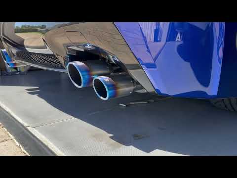 Lexus RCF Toms Barrel + Apexi Mid + Novel Headers *exotic sounds*