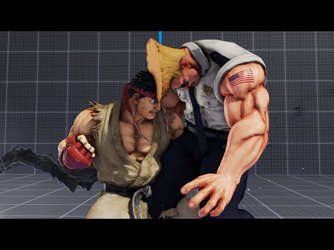 Fighting Game Gold: The Master/Boss Ryu (SFV)