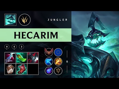 Hecarim Jungle vs Qiyana - EUW Grandmaster Patch 25.23