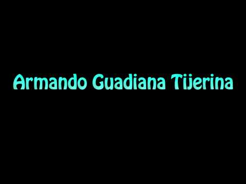 Learn How To Pronounce Armando Guadiana Tijerina
