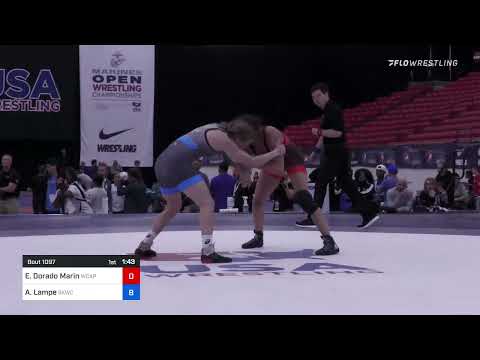 53 Lbs Semifinal - Estrella Dorado Marin, Army (WCAP) Vs Alyssa Lampe, Sunkist Kids Wrestling Club