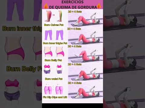 EXERCÍCIOS DE QUEIMA DE GORDURA!! FAÇA 3 VEZES NA SEMANA!! #emagrecer #exercícios #dieta
