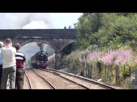 The North Wales Coast Express 45231+47580  Cuddington 4/7/8/13