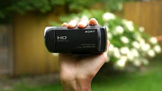 Going old school with the Sony Cx405 Camcorder