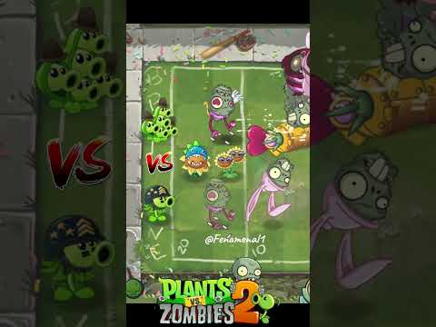 Pea Pod VS Mega Gatling Pea Vs Team Zombie | Plants vs Zombies 2 #pvz2 #pvz2gameplay