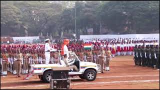 26.01.2024 : Governor Ramesh Bais unfurls national flag at Republic Day State function;?>